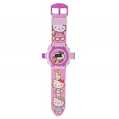 "Hello Kitty Kids Automatic Projector Watch-002 - Click here to View more details about this Product